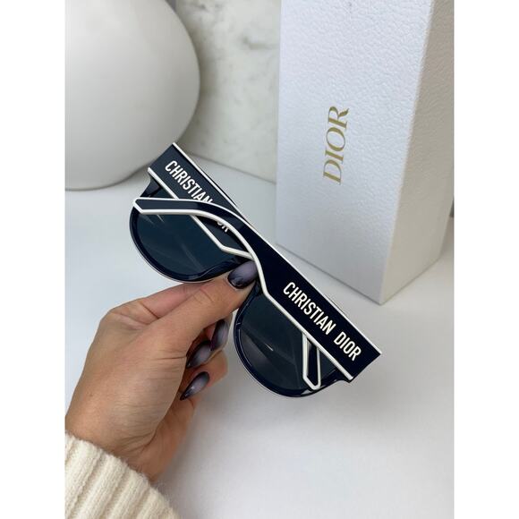 NEW Dior Pacific B2I Logo Sunglasses in Navy Blue main image 7